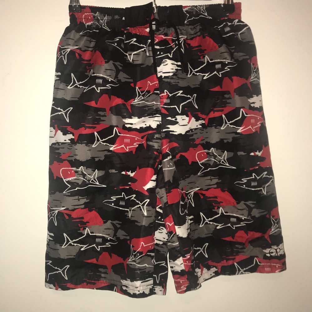 Op shark swim trunks